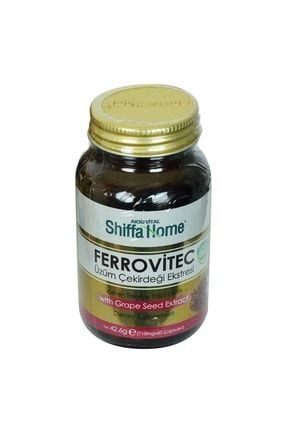 Shiffa Home Ferrovitec Üzüm Çekirdeği Ekstresi Diyet Takviyesi 710 mg X 60 Kapsül 8690088008726t1