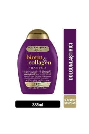 Dolgunlaştırıcı Biotin & Collagen Şampuan 385 Ml hairlife455765656