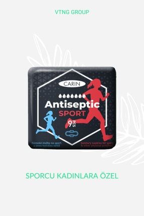 Sporcu Kadınlara Özel Antiseptic Sport Ped (9 ADET) CASP