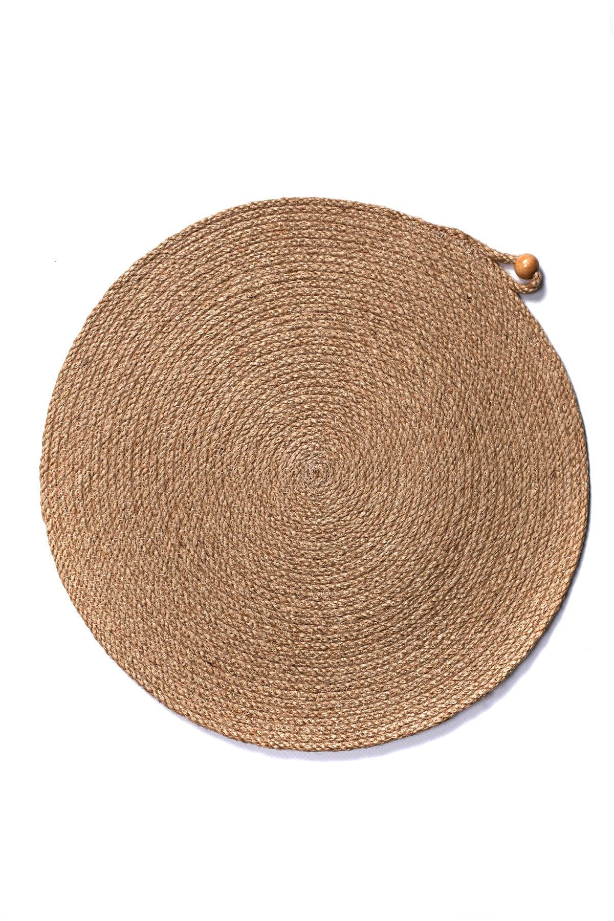 Natural Dowry-Wicker Tableware Set - Wicker Placemat - Wicker Tableware - Wicker Coasters - Wicker Napkin Ring 2