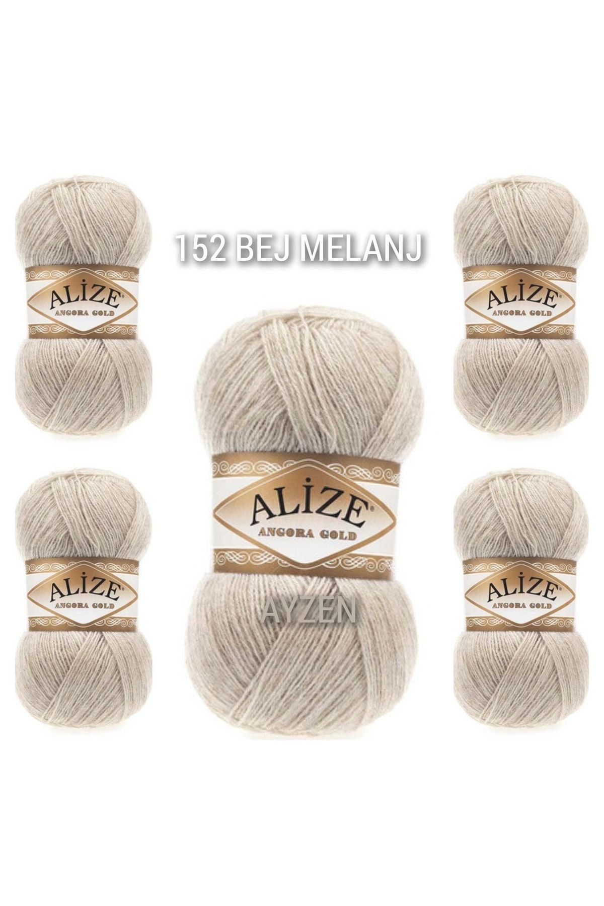 Alize-Ayzen Home Angora Χειροποίητο Πλεκτό Σχοινί 5 Συσκευασία 2