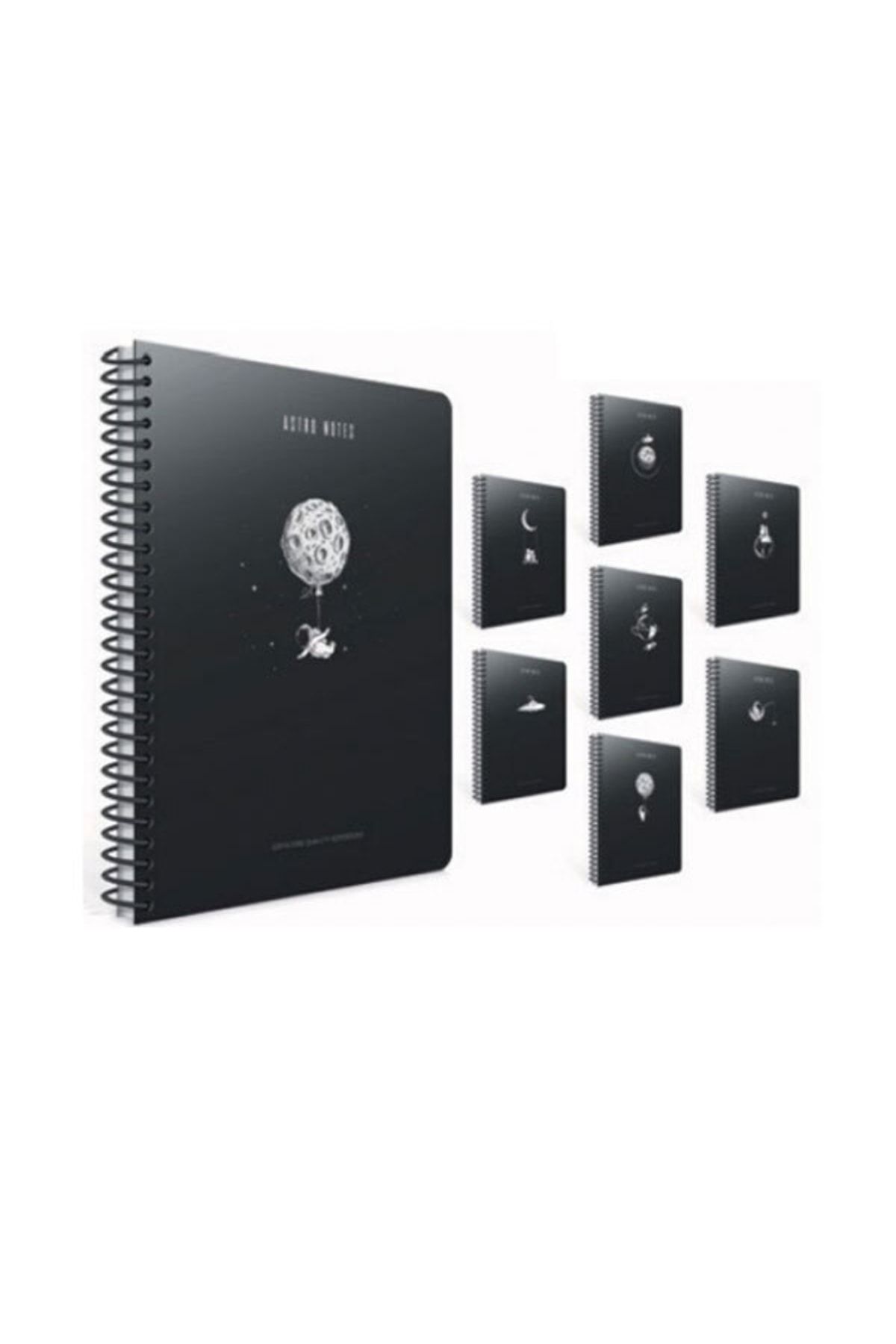 Gıpta-Astro Notes Spiral Paper Cover Notebook A4 80 Sheets Square 1