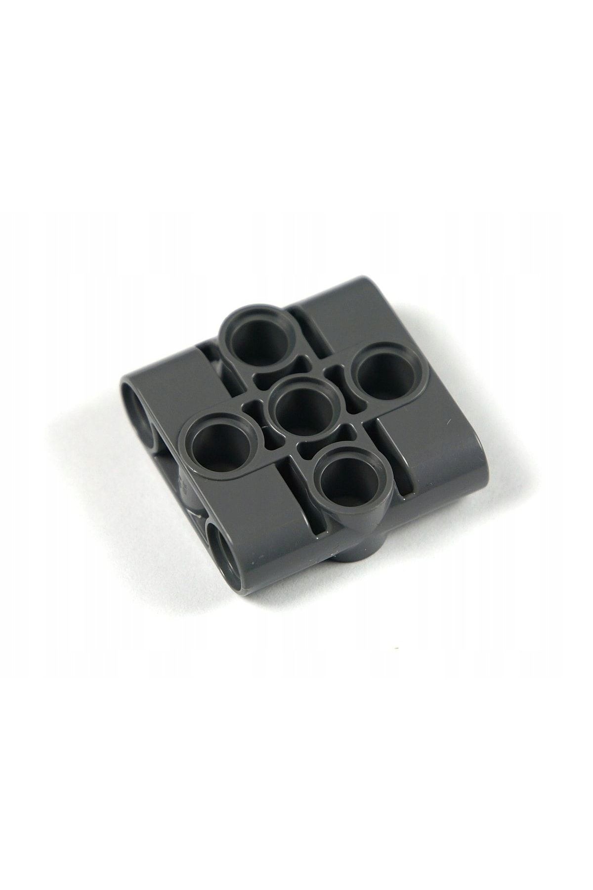 LEGO-Original Technic Moc Custom Pin Connector Block Liftarm 1 X 3 X 3 Dark Gray 2 Pieces Will Be Sent 1