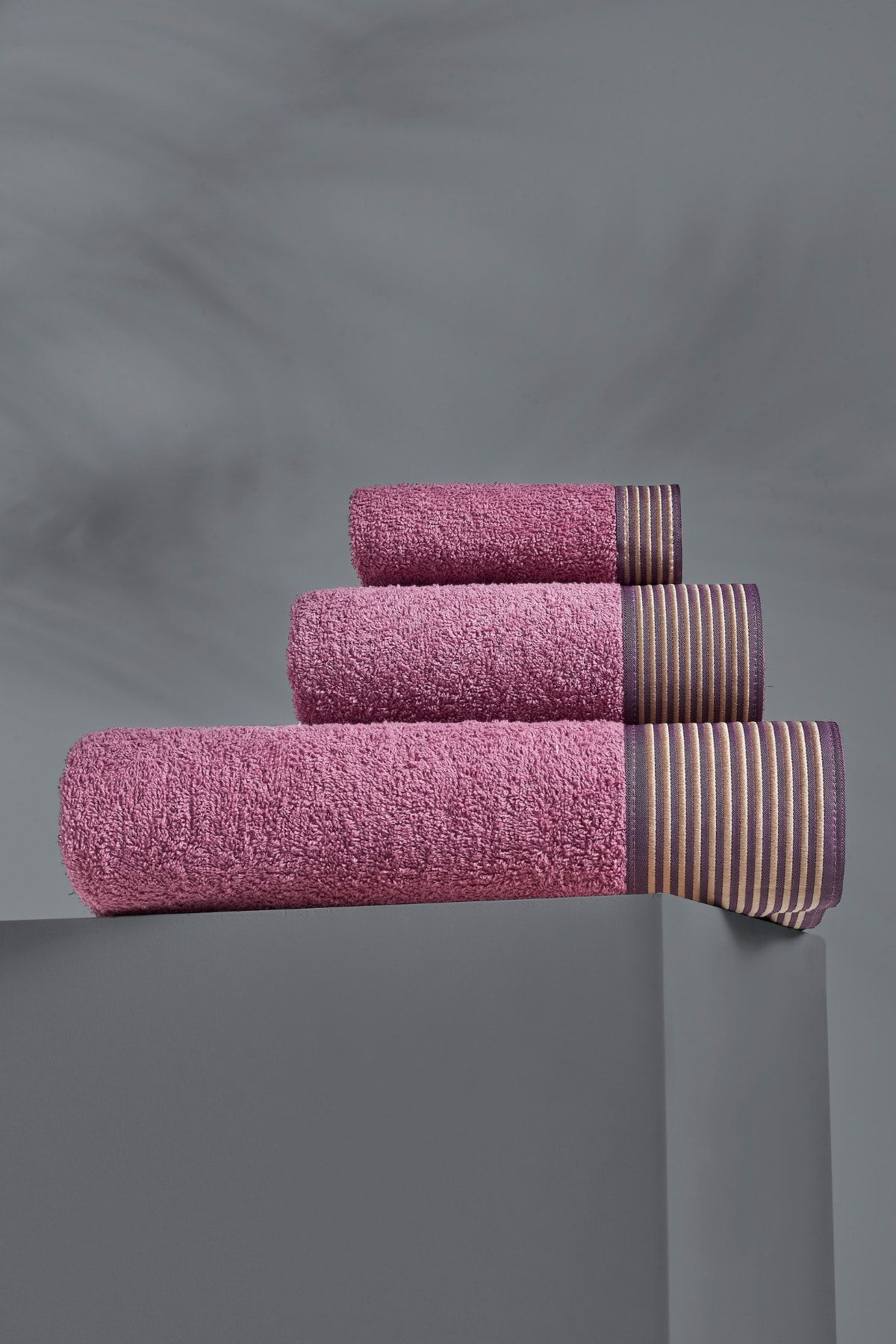 TABEA HOME Set De Baie 3 Piese Model Karlina Prune - One Size