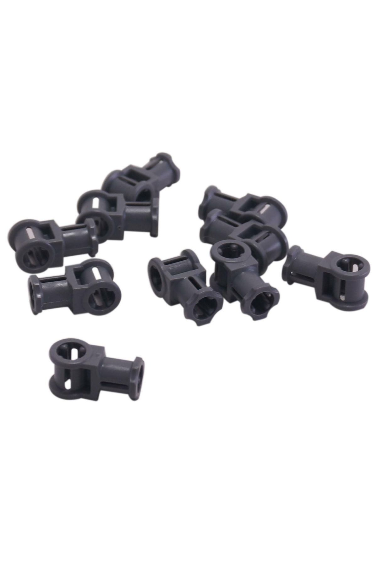 LEGO-Original Technic Moc Custom Axle Connector with Center Axle Holes Dark Gray 4 Pieces to Ship 1