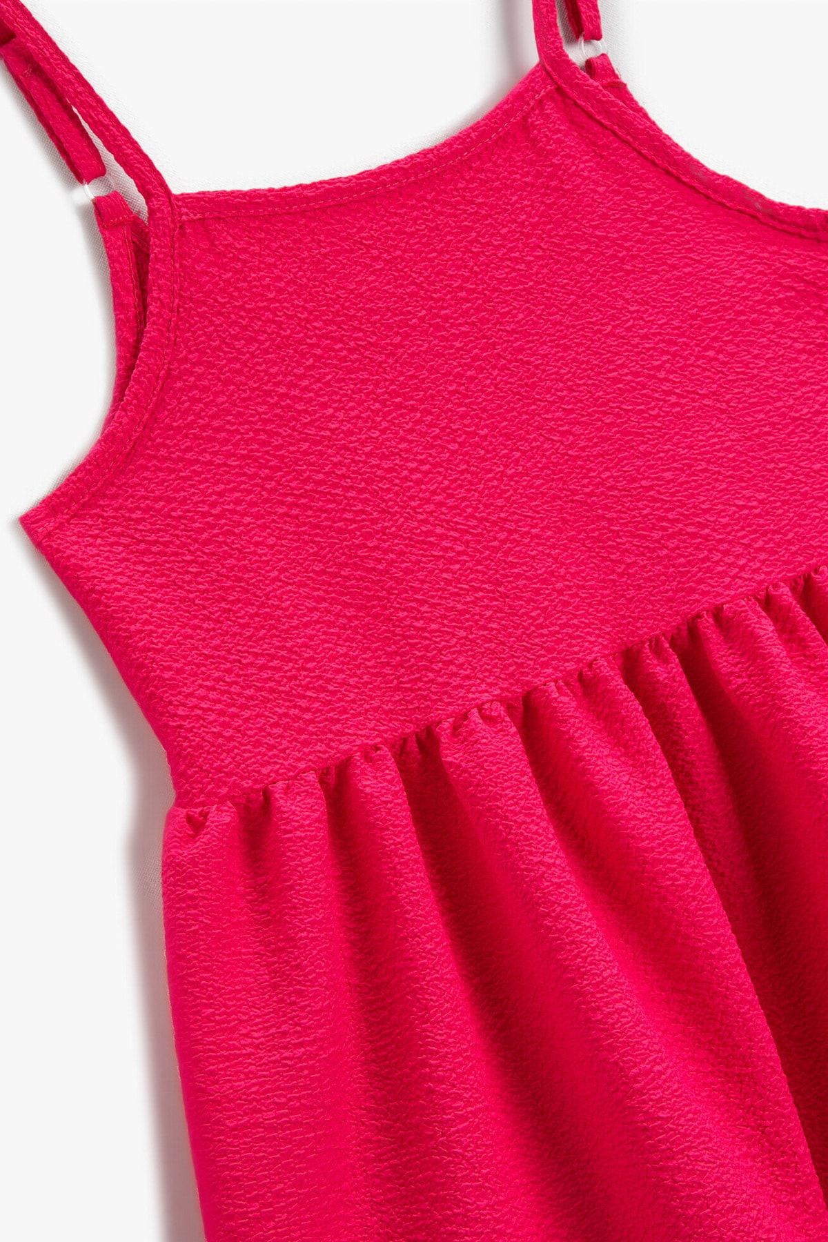 Koton-Rosafarbenes Mädchenkleid 2SKG80152AW 3