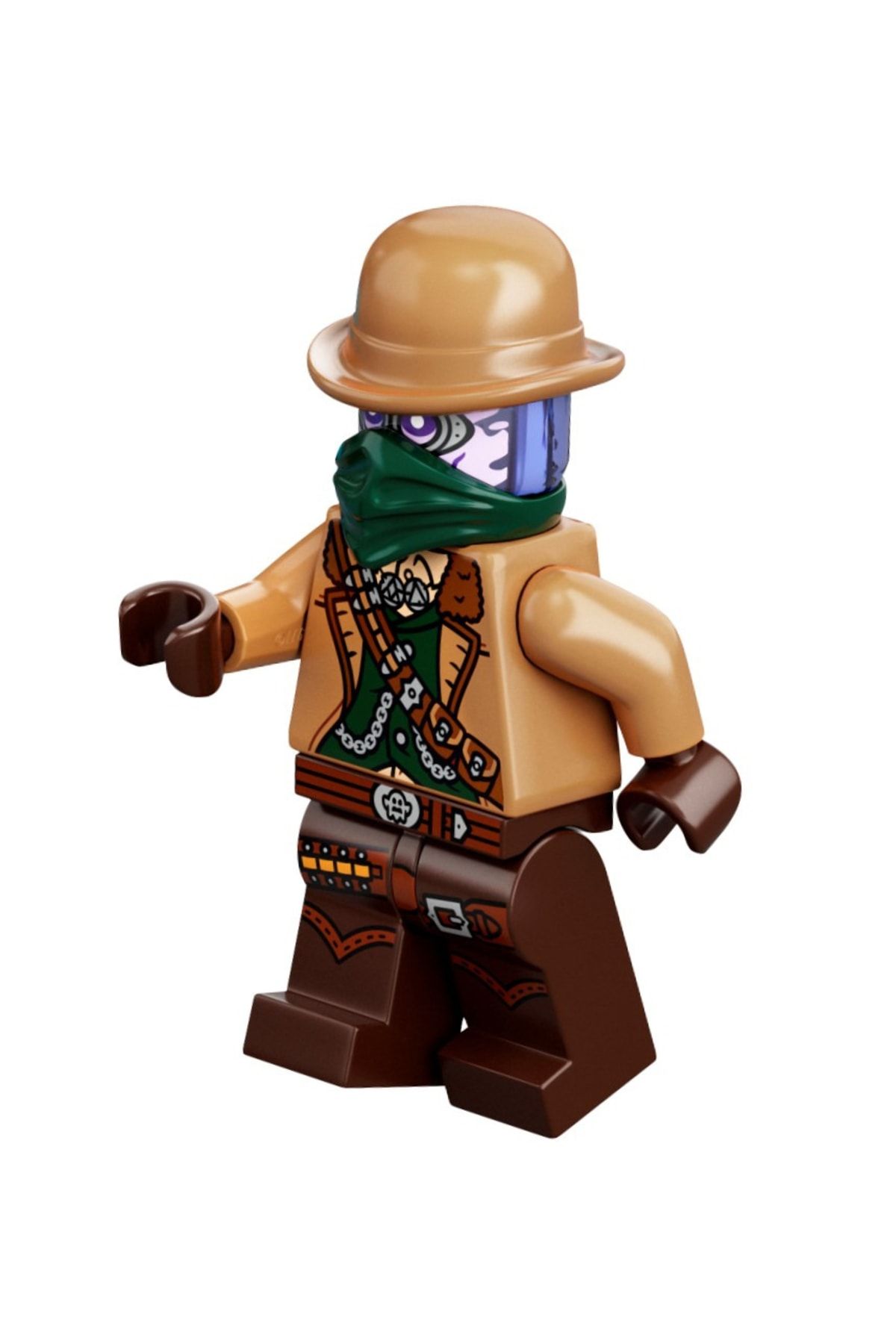 LEGO-Original Accessory with Steampunk Character - Moc Minifigure, Vaughn Geist Hidden Side 1