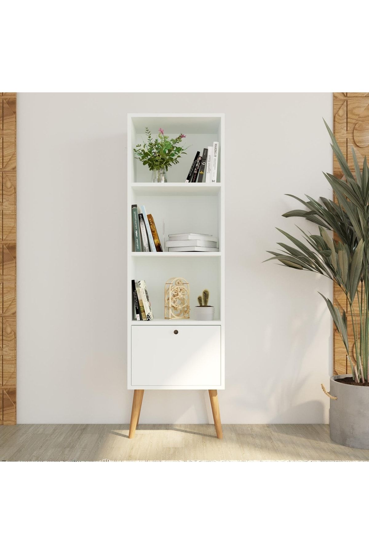 Bimossa W5010 Janus Kitaplık Beyaz AN6142