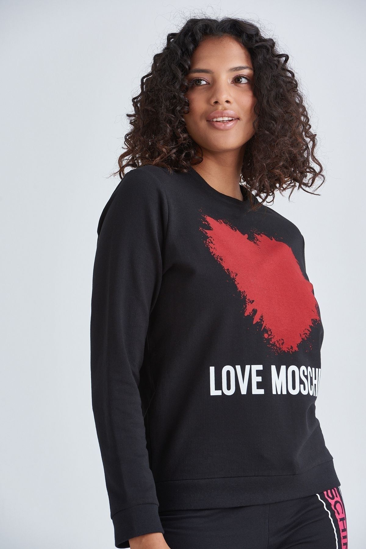 Moschino پیراهن با آرم قلب زنان