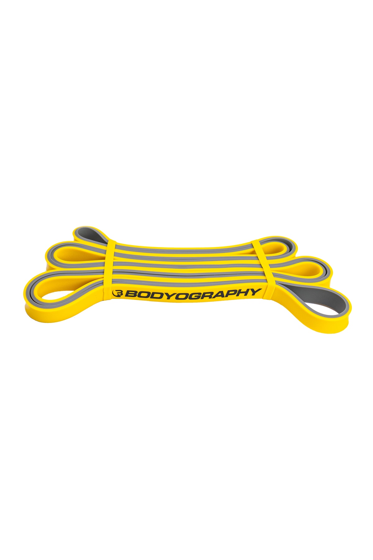 Bodyography Power Band Fitness Pilates Egzersiz Direnç Lastiği Sarı Orta/zor Seviye