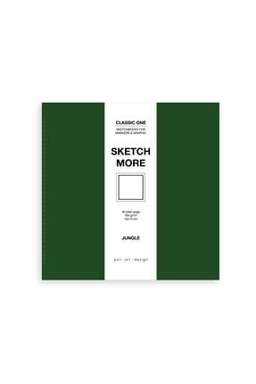 Poli Art Design Kare 15×15 Cm Eskiz Defteri (suluboya Ve Grafik Için) Waterco...