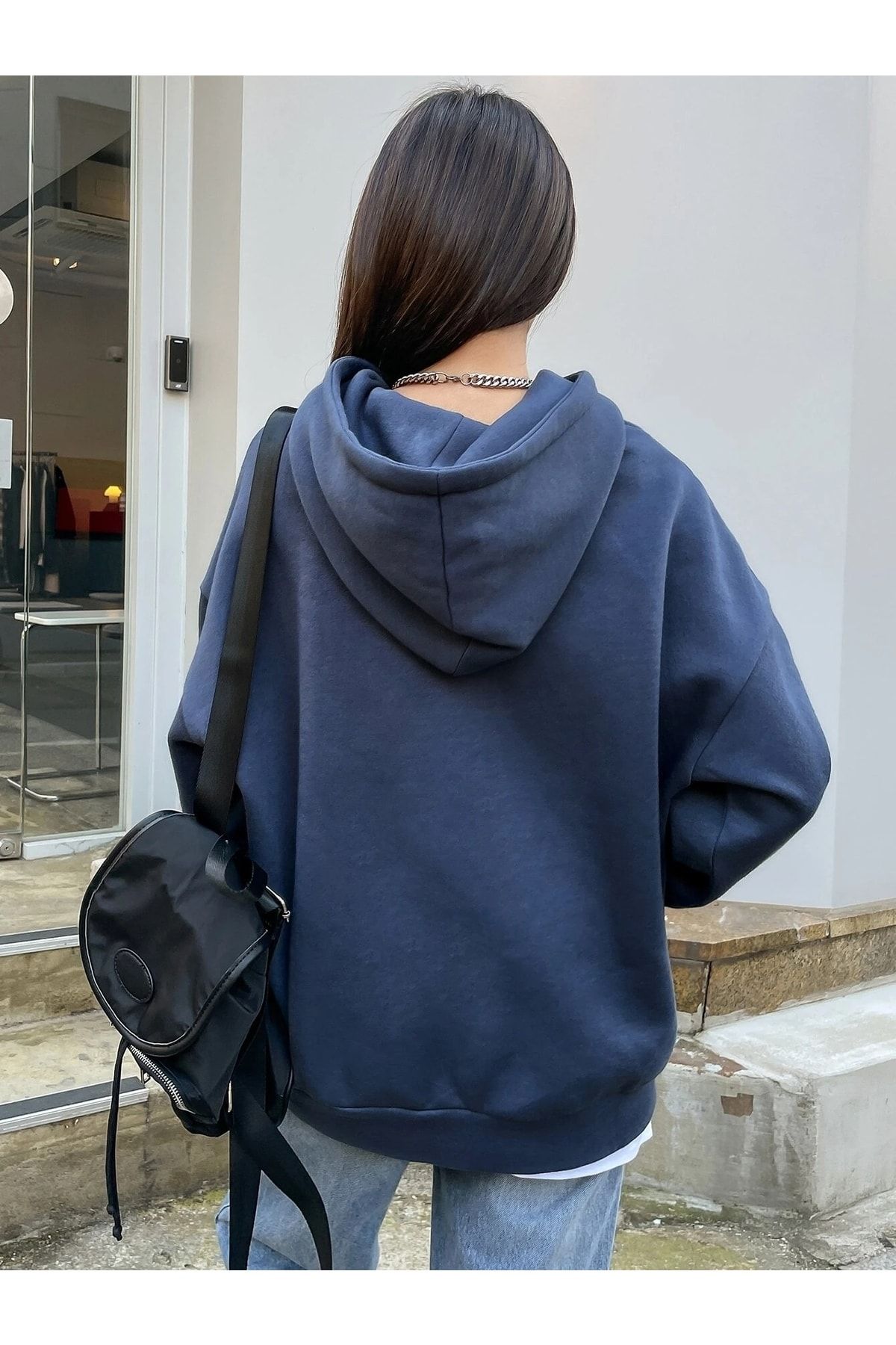 Navy new arrivals carla hoodie