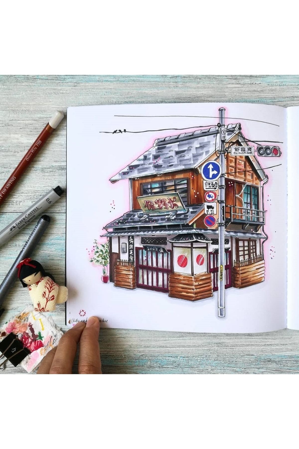 Poli Art Design-Square 20x20 Cm Sketchbook Classic Big Sketchbook For Markers And Graphics 4