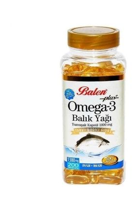 Omega 3 Balık Yağı 1380mg 200 Kapsül Tse Balen Omega 3