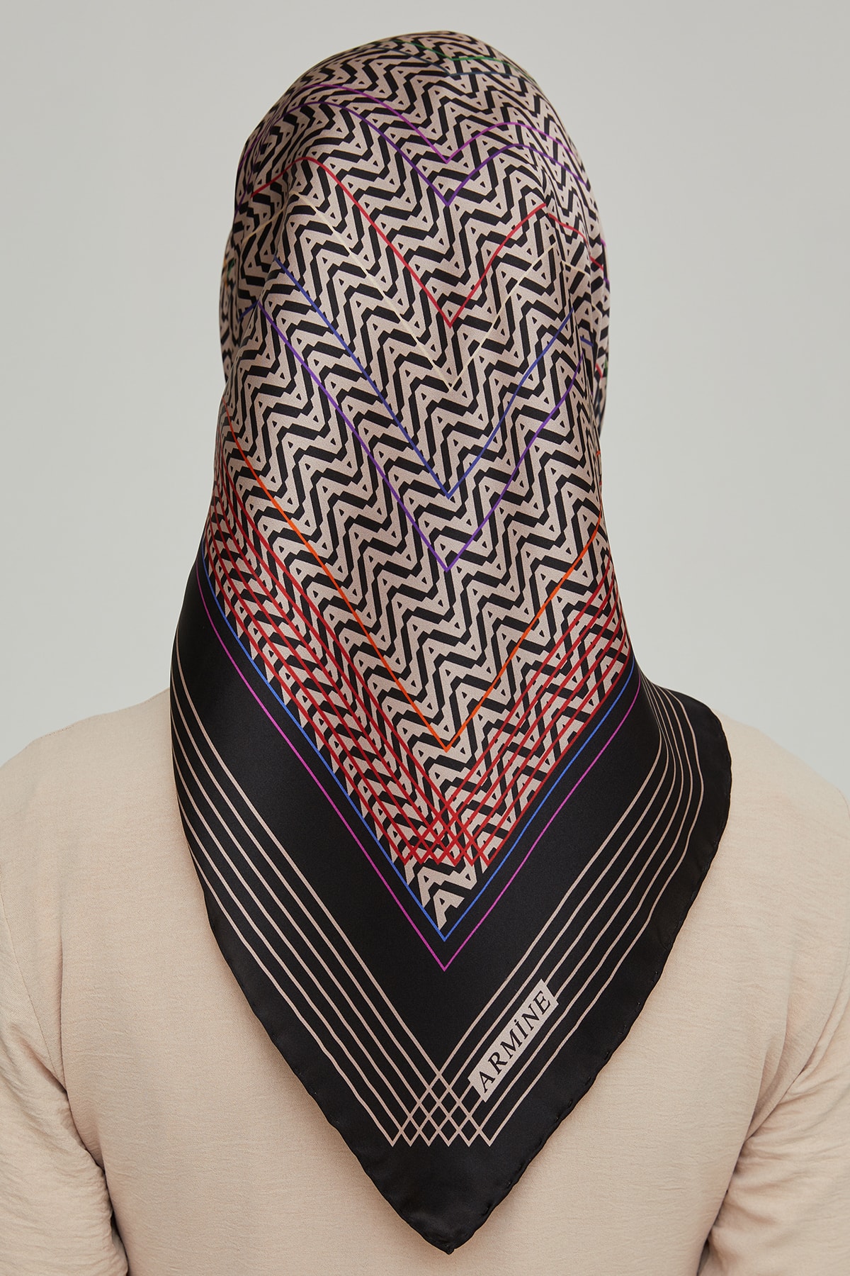 روسری زنانه آرمینه | E21KA8631D04 Armine - Image 5