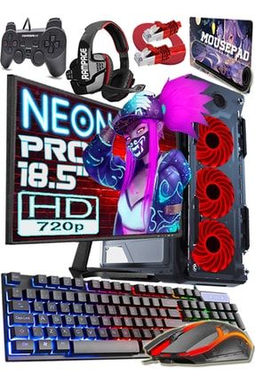 Neon Pro I5 650 8gb Ram 128gb Ssd 250gb Hdd R5 230-2gb 18.5