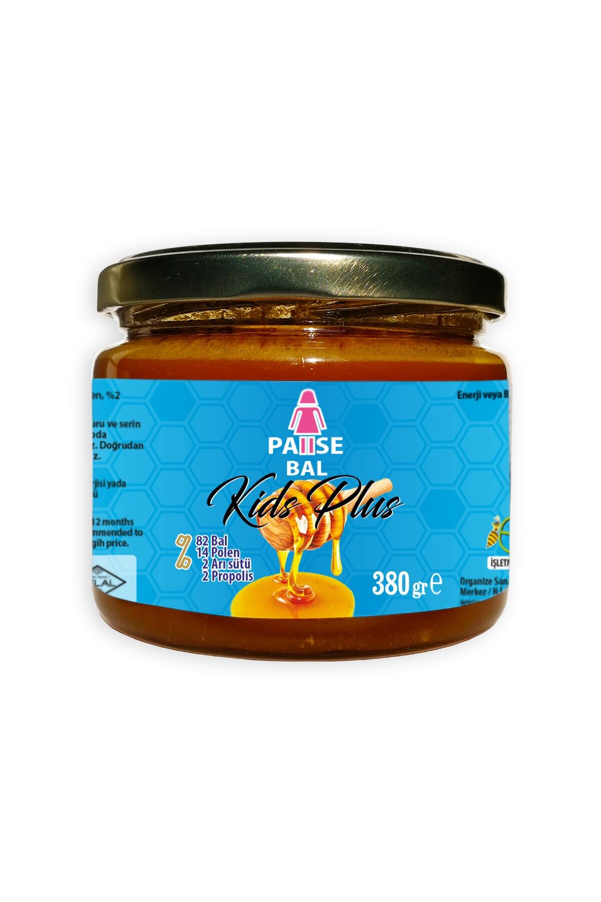 Pause Bal Kids Plus Çocuklara Özel Iştah Artırır Organik Arısütü, Polen, Propolis Katkılı 380 gr