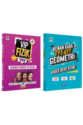 Vip Fizik Tyt Video Ders Kitabı Ve Kenan Kara Tyt Ayt Geometri Video Ders Kitabı Seti VIP00003