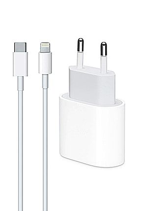 Apple Iphone 11 Hızlı Şarj Aleti Seti 20w Usb-c Adaptör + Kablo MHJE3TU/A