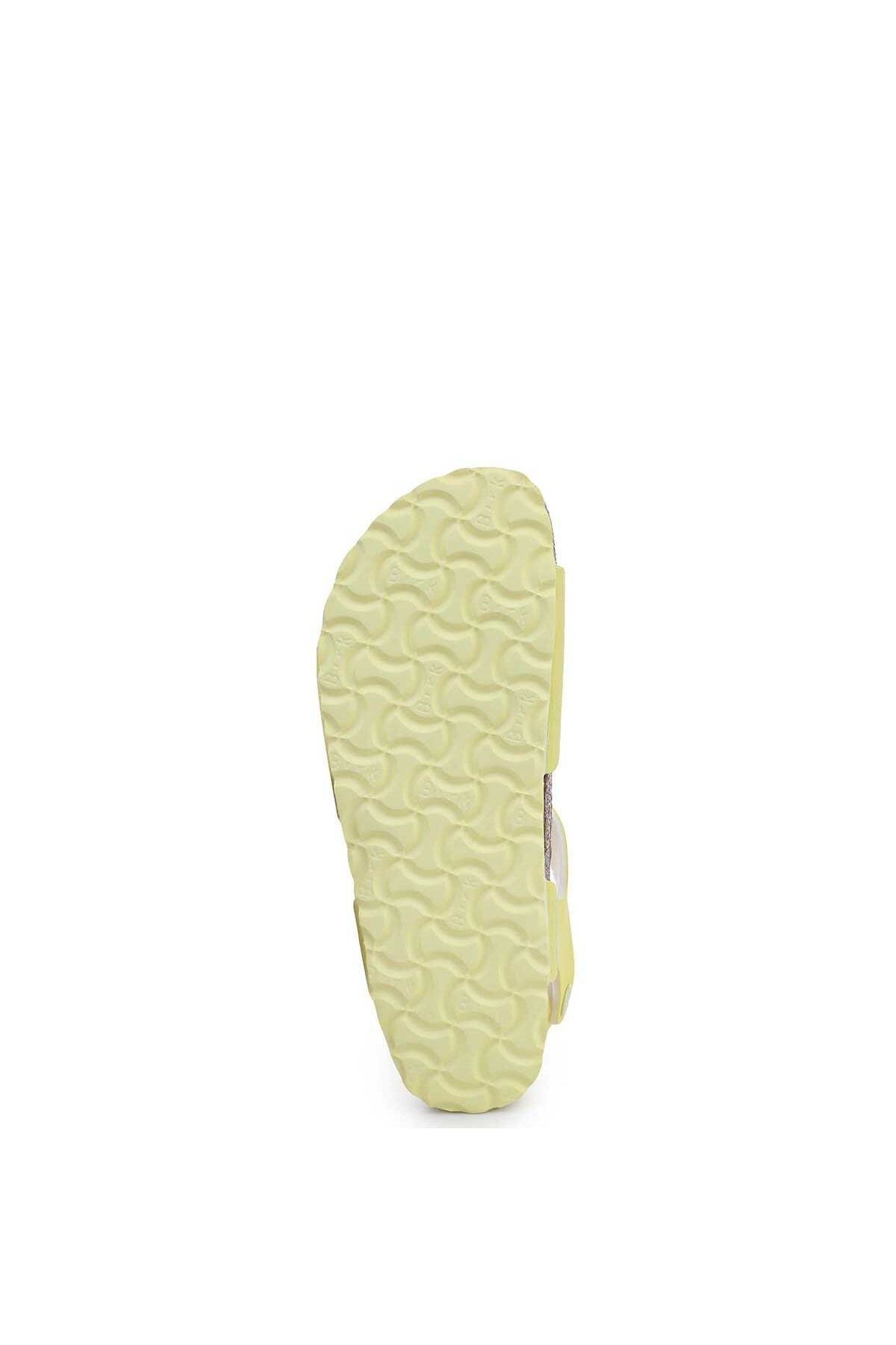 دمپایی بیرکن استاک پسرانه چرم اصل زرد مردانه زنانه راسته      کژوال/روزمره | Birkenstock 22S.AYK.TLK.FRM.0052 DE - تصویر 7
