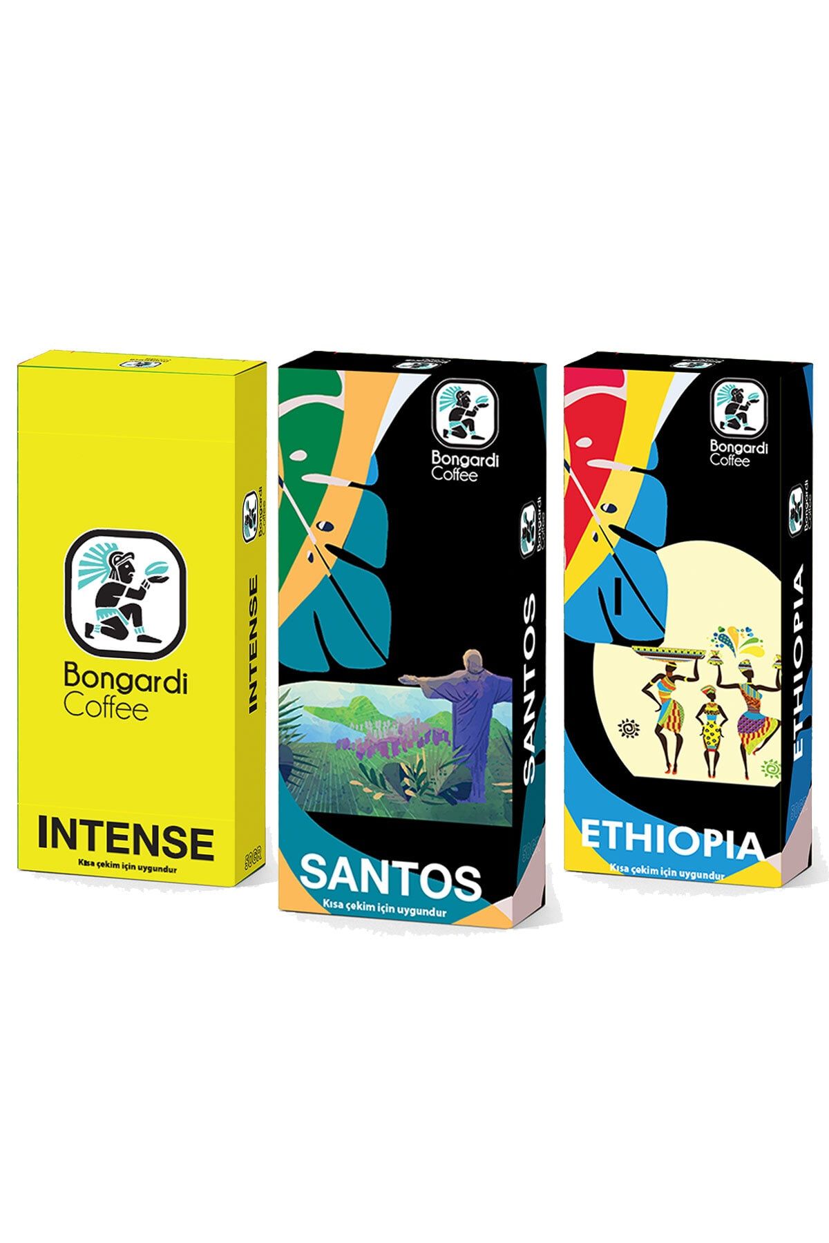 Bongardi Coffee Kapsül Kahve 30 Adet Nespresso Uyumlu Etiyopya Santos Intense