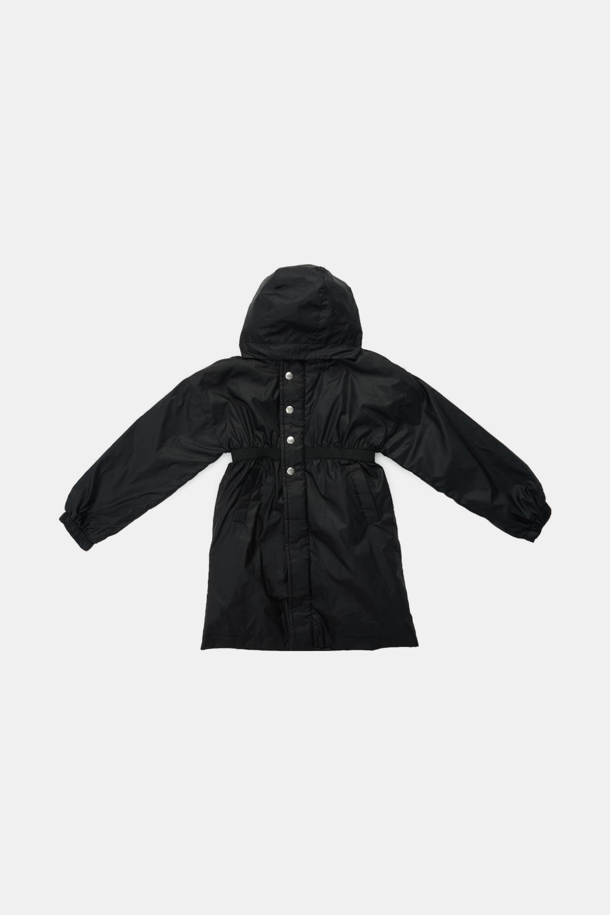 Tyess Girl s Black Raincoat 22pfwtj4701 Trendyol