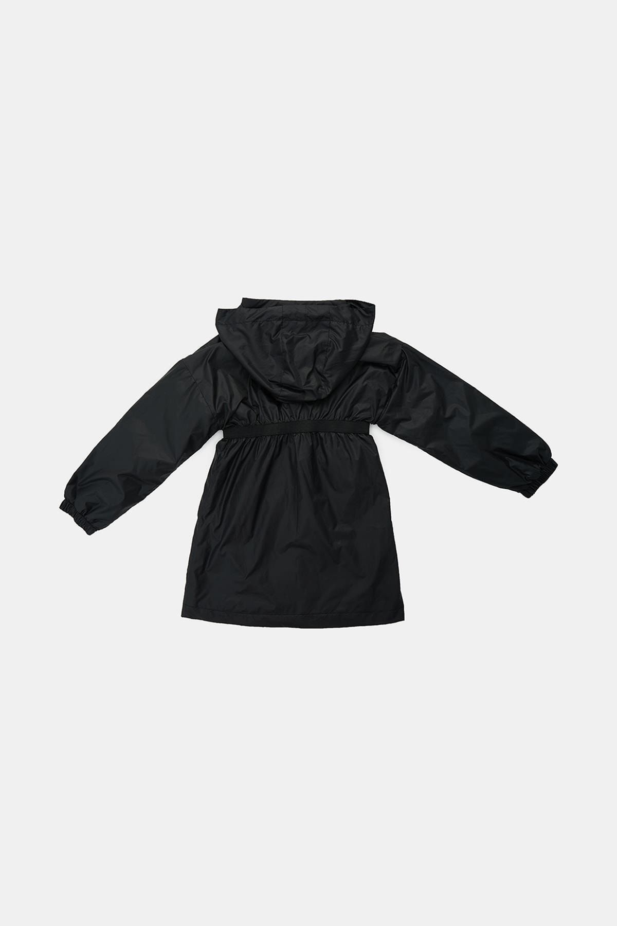 Girls black raincoat hotsell