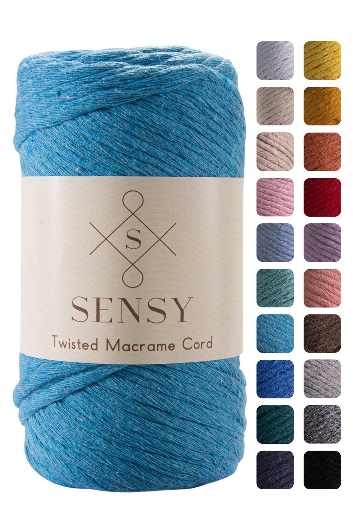 Premium Scanned Macrame Macrame Hobby Rope Turquoise