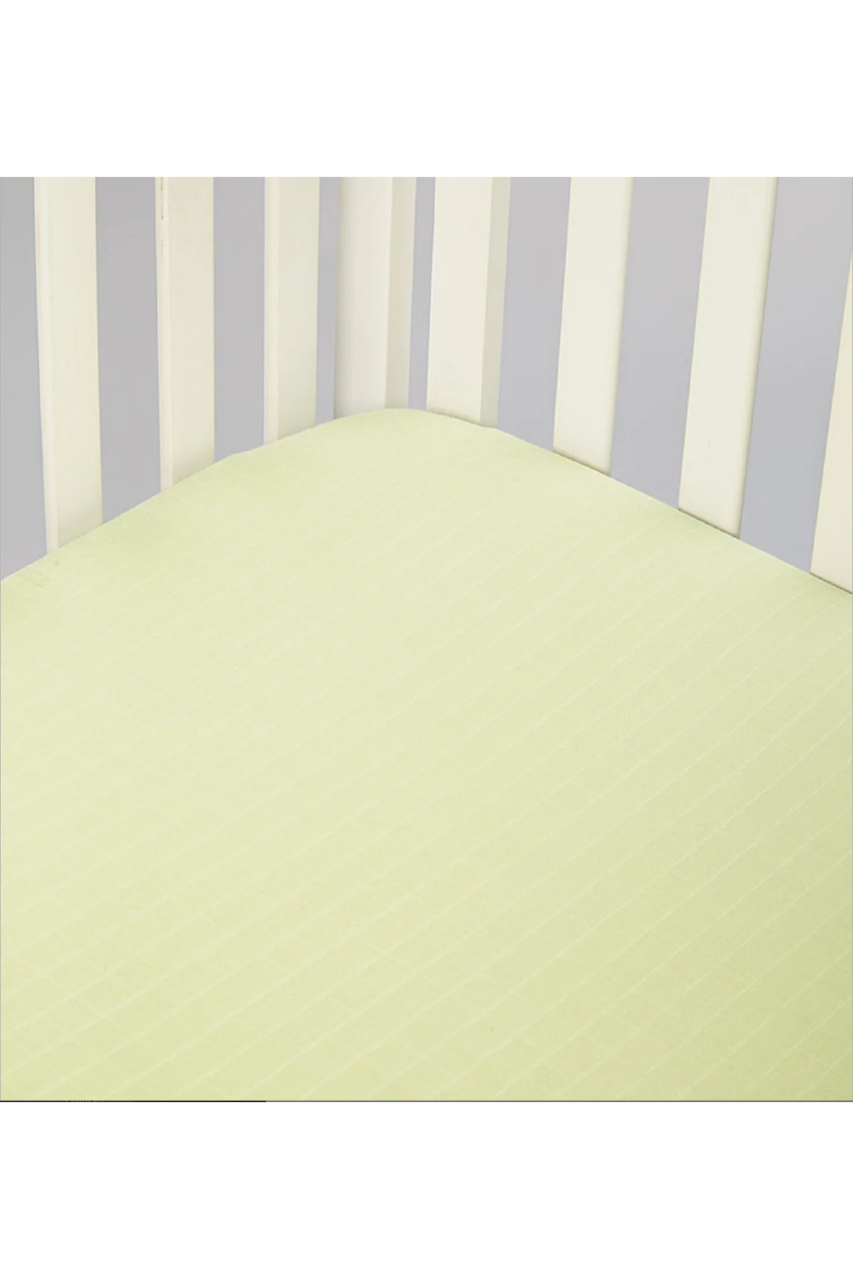 Muslin 60x90 Cm Mother Side Crib Sheet Elasticated 100% Organic Cotton , 10 Cm Height