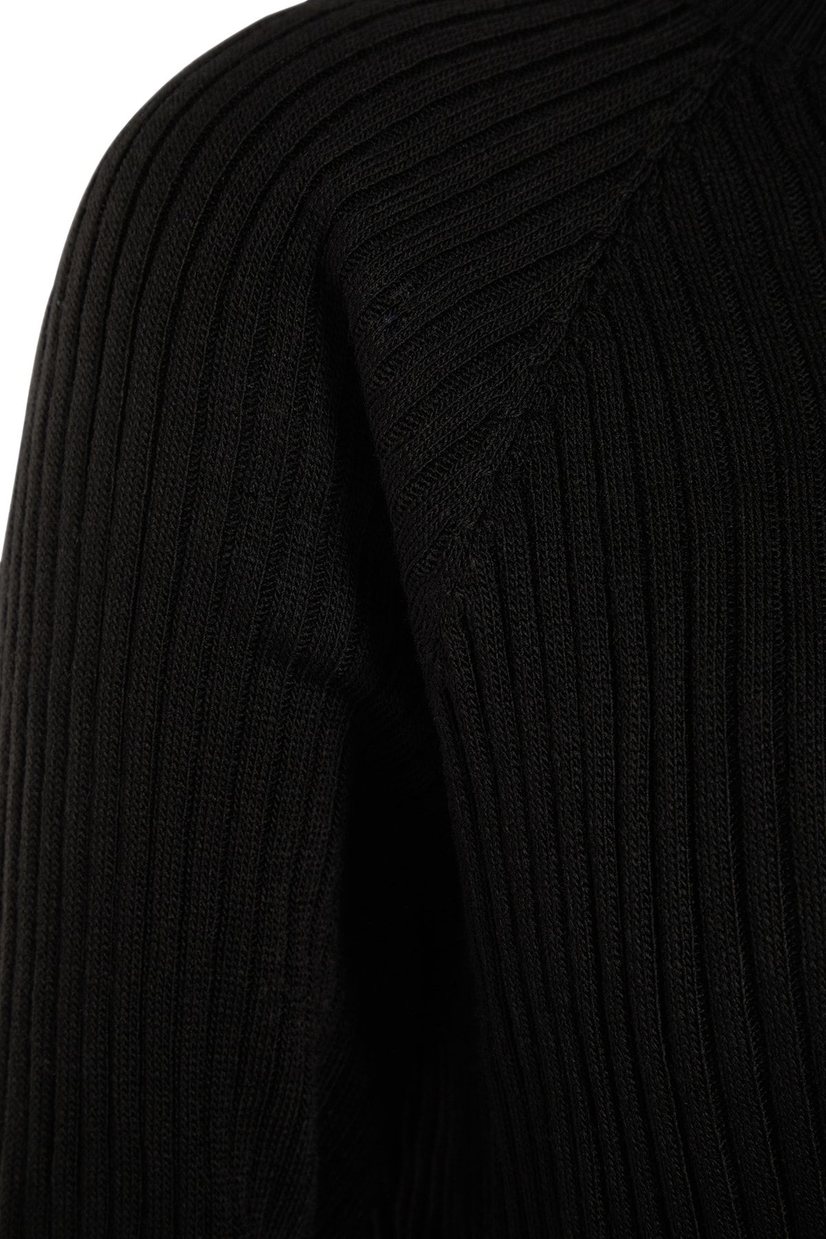 Trendyol Collection-Czarny dzianinowy zestaw Crop Top i Spódnica - Twoaw23Au00170 8