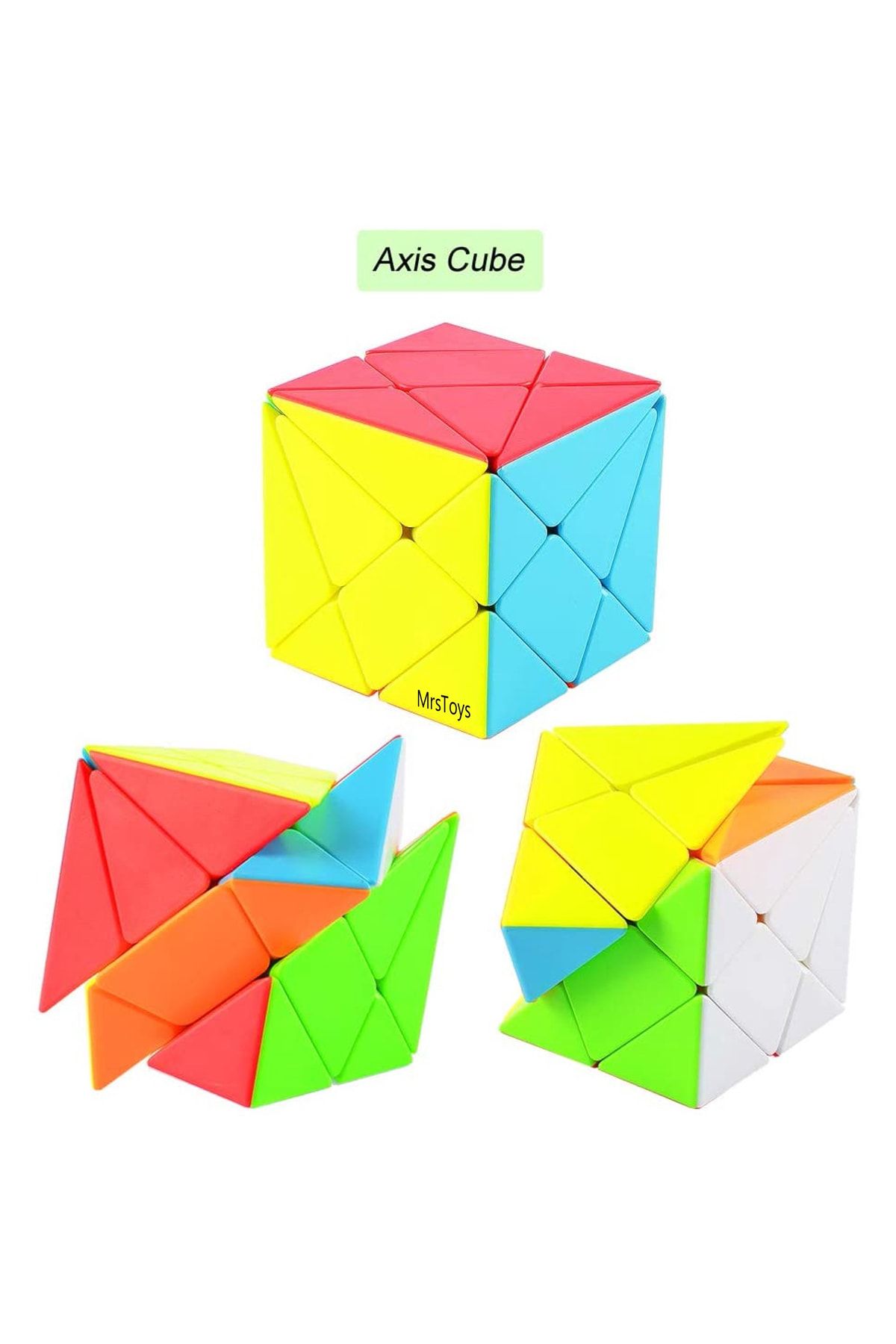 MRSTOYS-Mgc B2 Axis Cube 3x3 Intelligence Patience Cube Intellect Cube Magic Cube 4