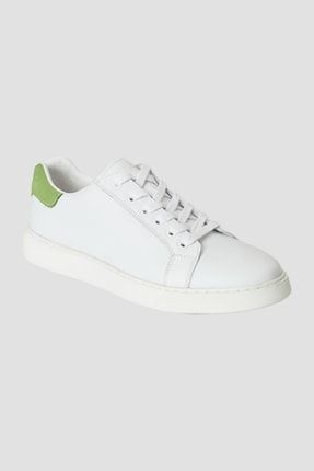 Siyah - Erkek Beyaz Sneaker Günlük Ayakkabı W221463