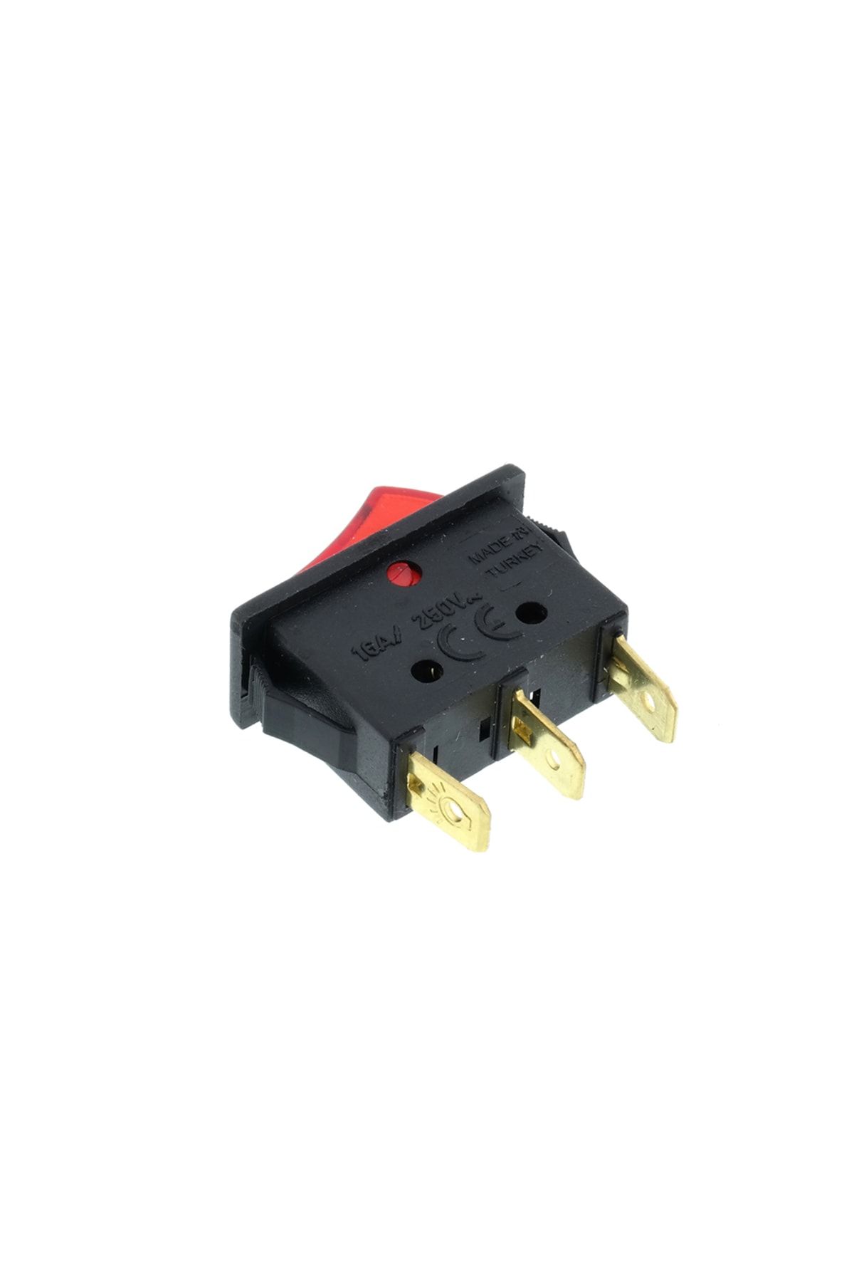Tek-İş-Lightless Single Switch Narrow On Off Device Switch 2
