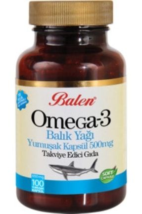 Omega 3 Balık Yağı 650 Mg 100 Kapsül ST00547