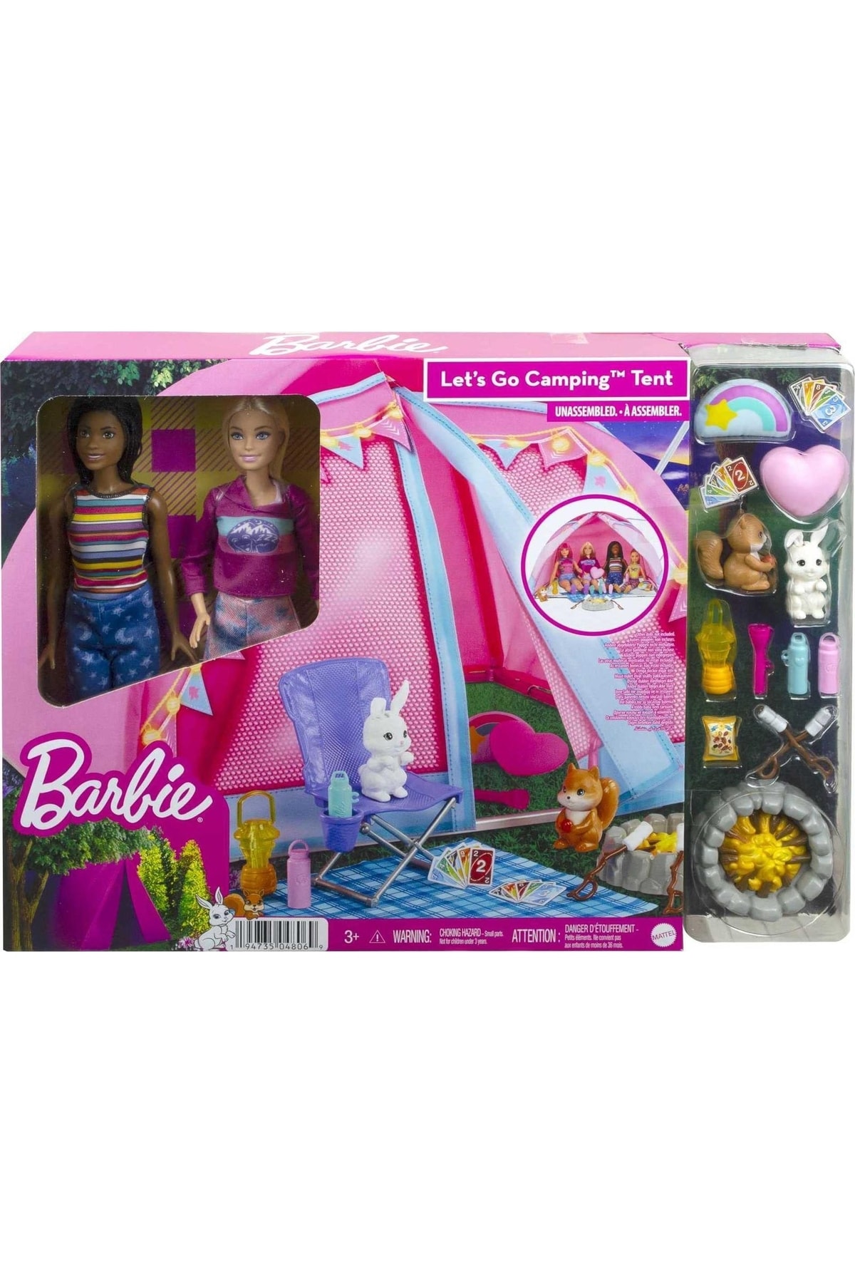 afreyz oyuncak Barbie Kamp Seti Barbie Malibu Ve Brooklyn Kampta Oyun Seti Yeni Model Eğlenceli Orijinal Barbie Set