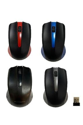 Laptop Uyumlu Kablosuz Wıreless Optik Fare Mouse Maus 2.4g Usb - Siyah Mavi Gri Yada Kırmızı ATAMOUSE7