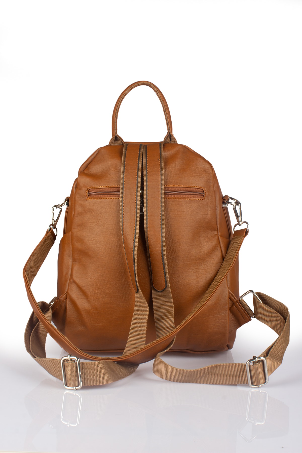 کوله‌پشتی قهوه ای ترک کالکشن byhakan Nas Bag-1051 اورجینال - تصویر 3