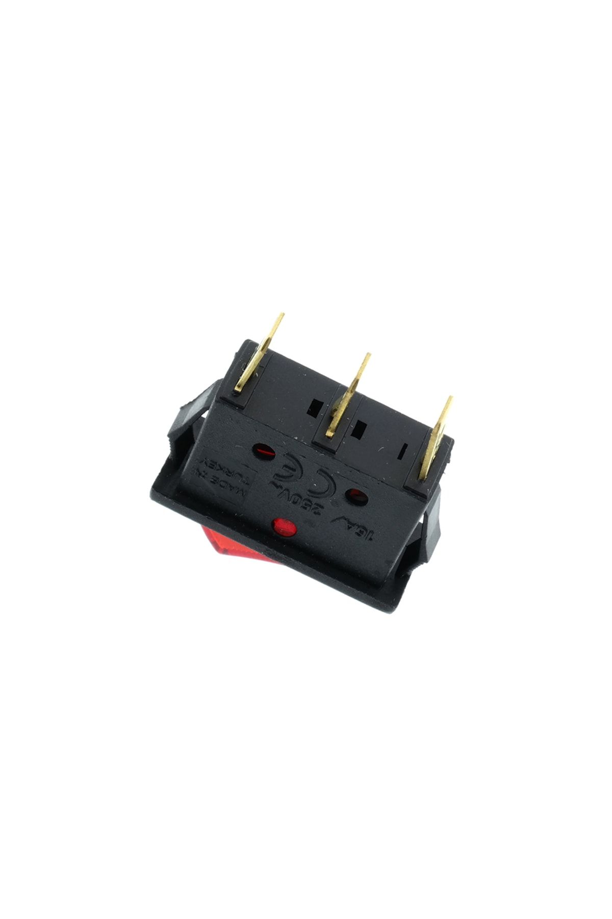 Tek-İş-Lightless Single Switch Narrow On Off Device Switch 3