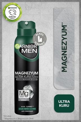 Men Magnezyum Ultra Kuru Sprey Deodorant 3600542402200