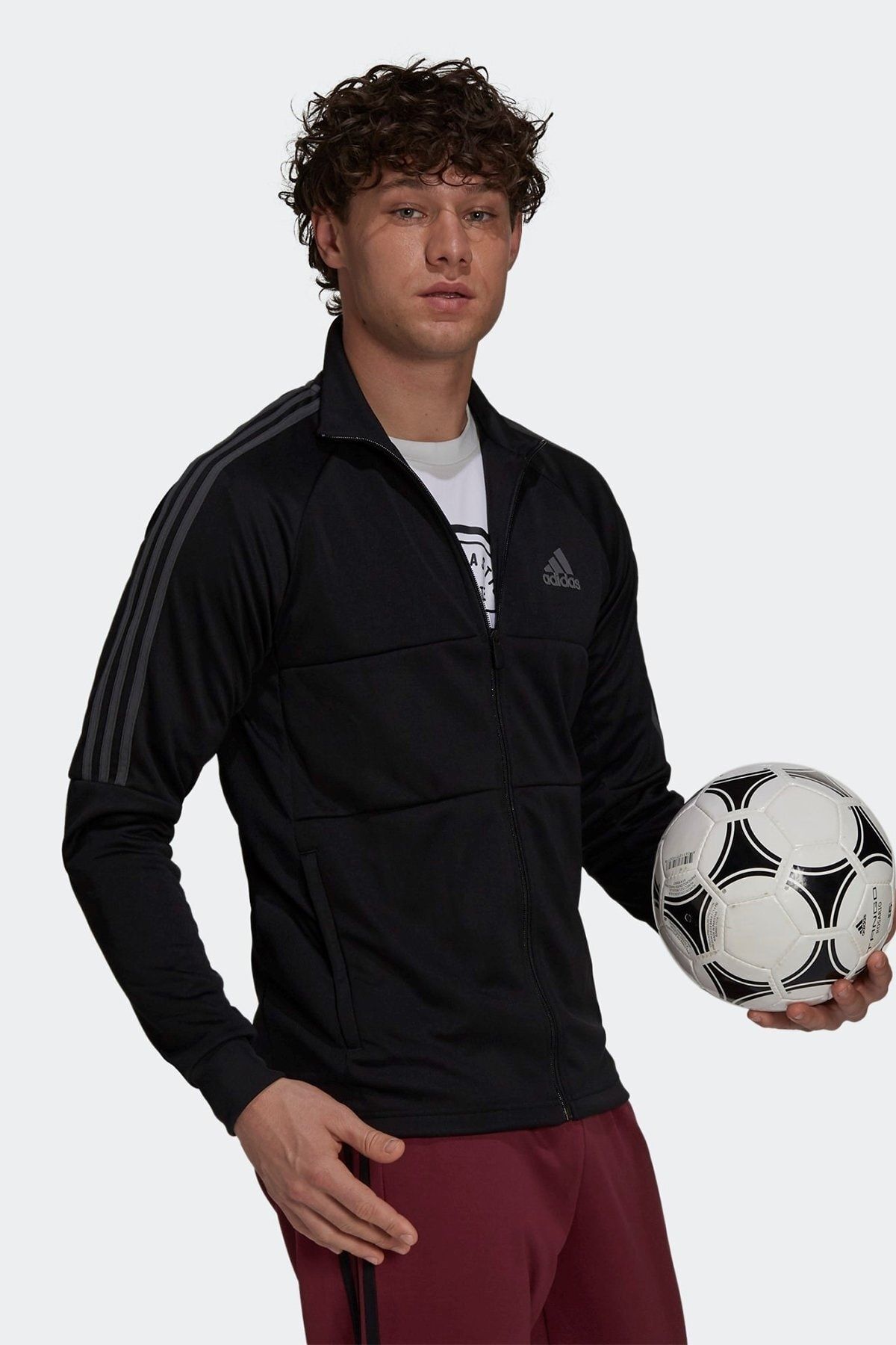 Adidas men's athletics outlet sport id bomber jacket