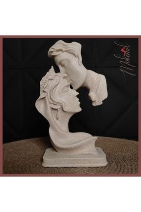 Aşkın Öpücüğü Figür Dekoratif Obje Ve Biblo Masa Dekorasyon Salon Aksesuarları, Sevgililer Günü BTC0071