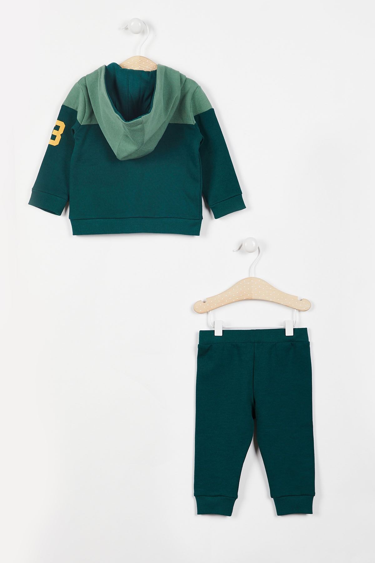 U.S. Polo Assn. پایه. ست سه تکه آستین بلند نوزاد پسر با مجوز Polo Assn