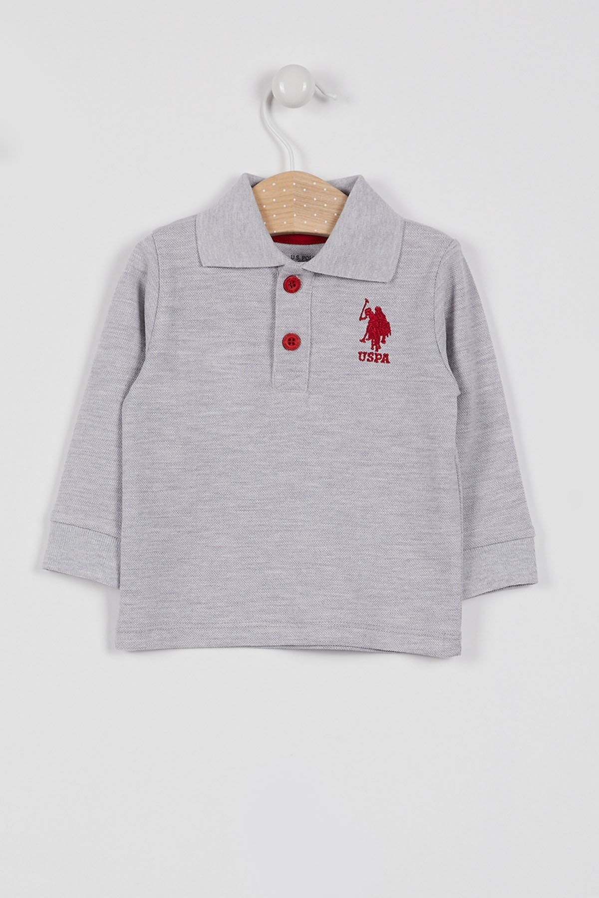 U.S. Polo Assn. پایه. ژاکت آستین بلند پسرانه کلاسیک Grimelange Polo Assn