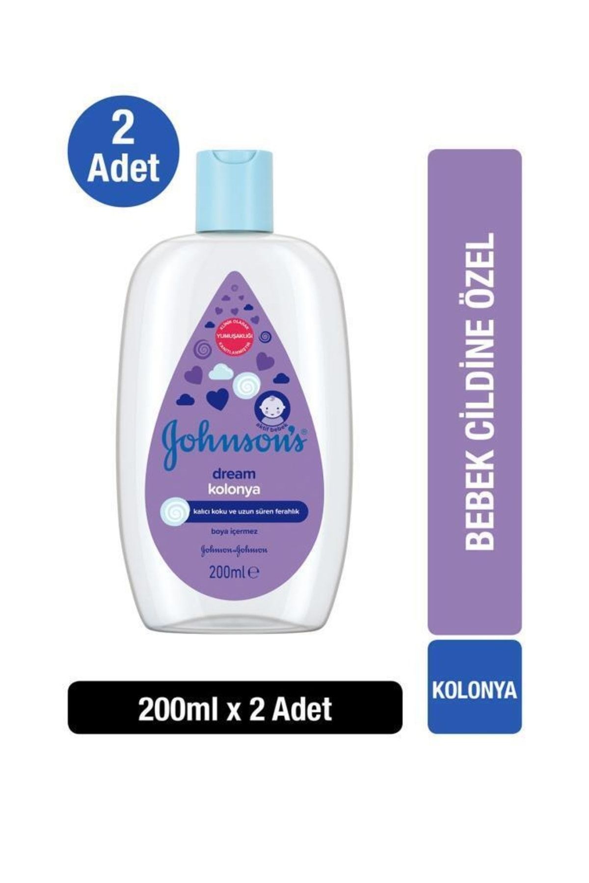 Johnson's Dream Bebek Kolonyası 200 ml X2