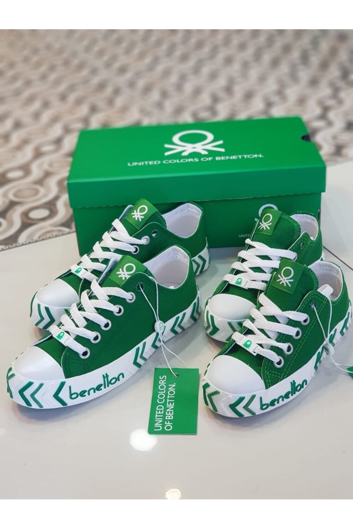Benetton Green Women s Shoes Trendyol