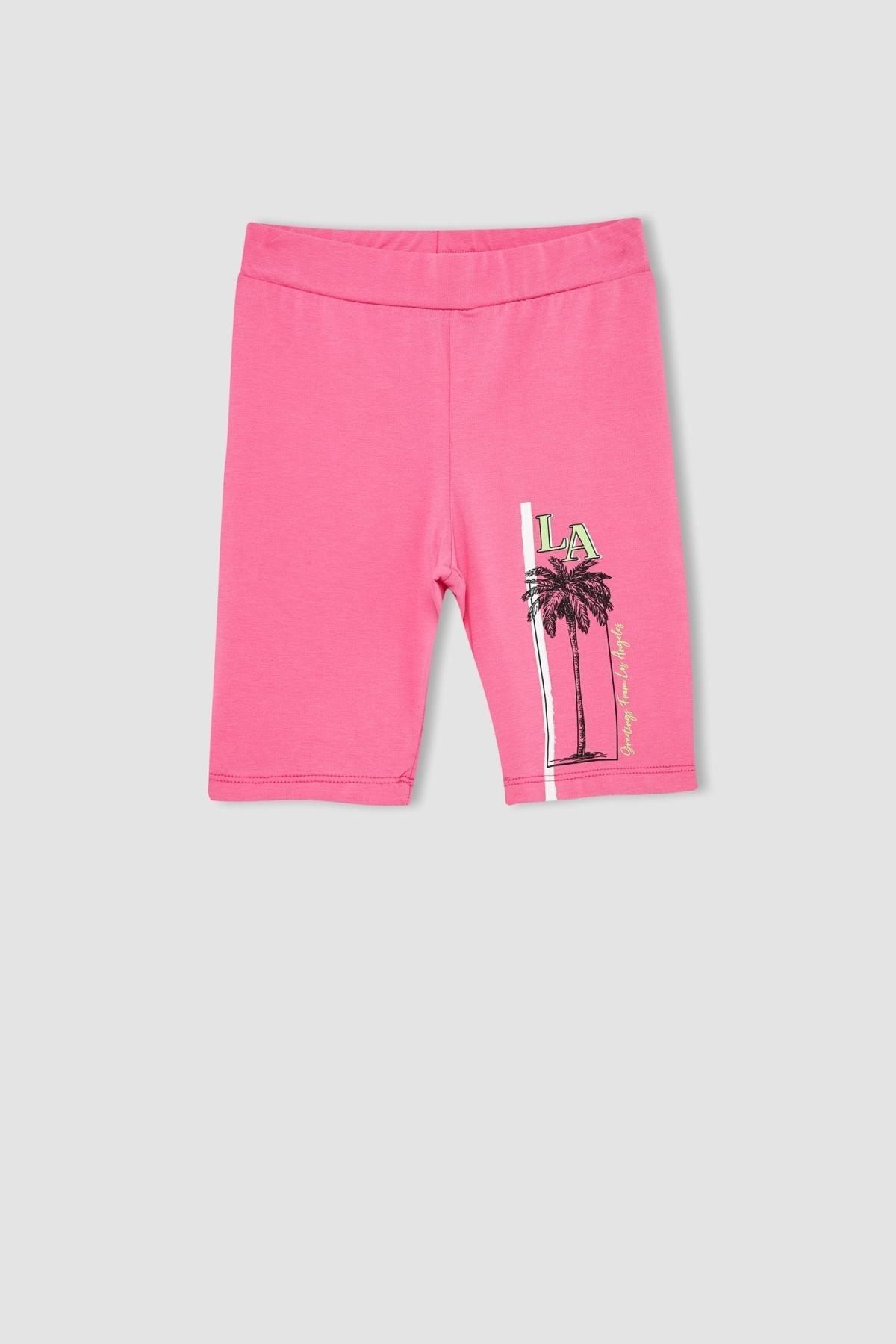 DeFacto Leggings Rosa Mittlerer Bund