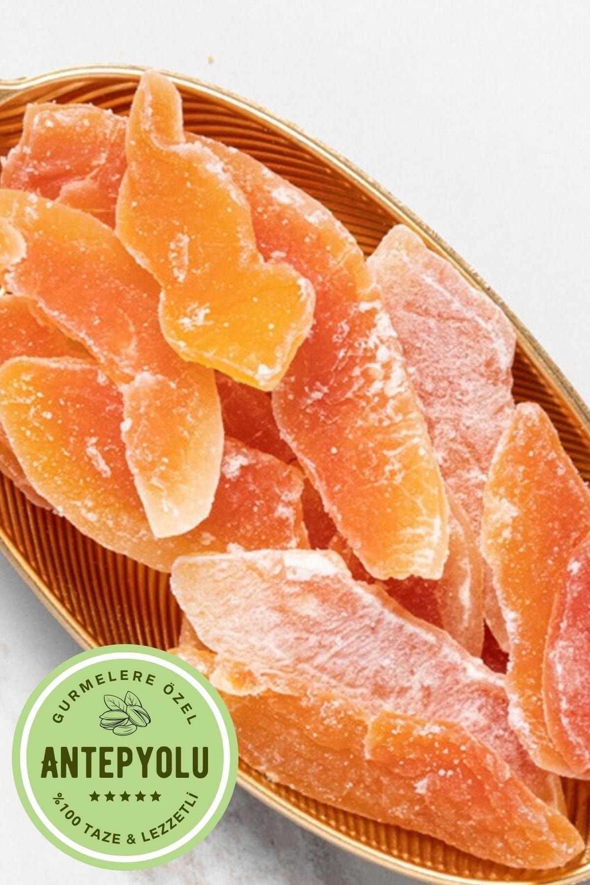Antepyolu Deluxe Gurme Serisi %100 Doğal &amp; Şekersiz Papaya Kurusu Yeni Mahsul Kurutulmuş Kuru Papaya 150 Gr ZO10677