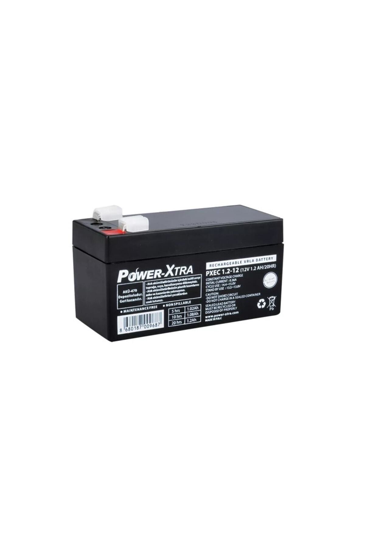POWER-XTRA Ecolead Pxec1.2-12 12 V 1.2 Ah Kuru Akü