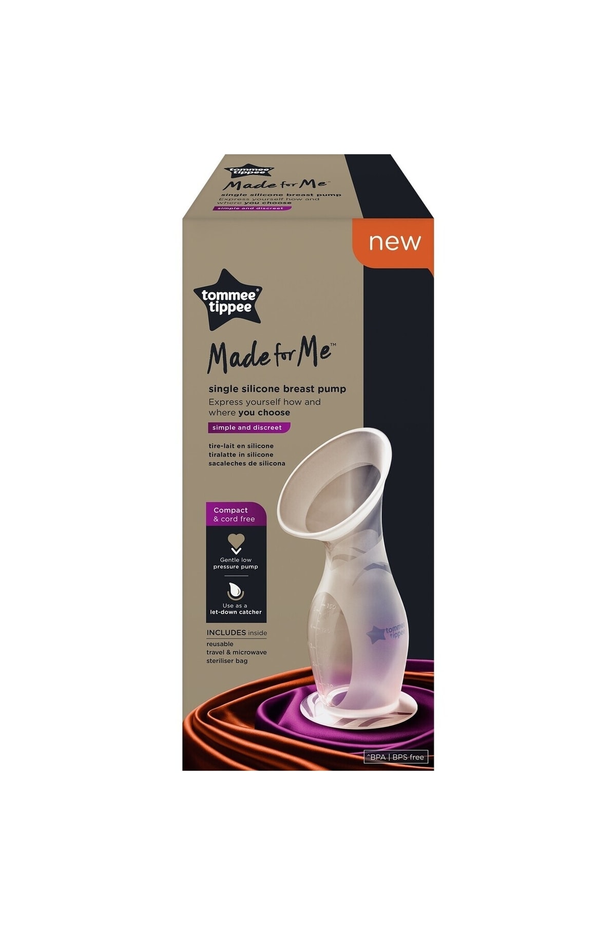 Tommee Tippee Silikon Göğüs Pompası fotoğrafı 4 (önizleme)