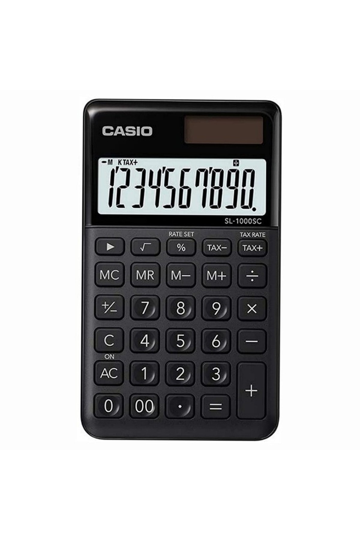 Casio 10 Tuşlu Siyah Cep Tipi Hesap Makines Sl-1000sc-bk